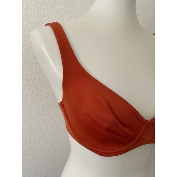 Cuup Lingerie Bra Plunge The Scoop Orange Intimates - Picture 3 of 12